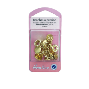 Snap Buttons 11mm Gold