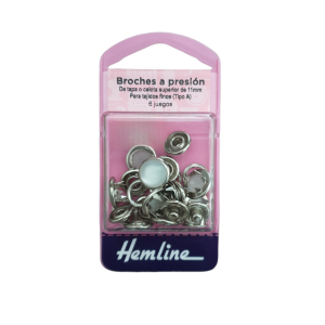 Snap Buttons 11mm Pearl