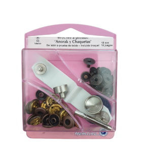 Snap Brooches 15mm Bronze