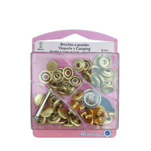 Snap Buttons 15mm Gold