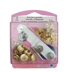 Snap Buttons 15mm Gold