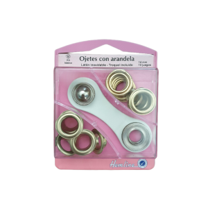 Eyelets 14mm Gold