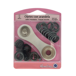 Hemline Eyelets 10,5mm Black