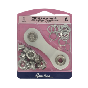 Hemline Eyelets 8,7mm Nickel
