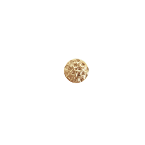 12mm Gold Plastic Buttons x 6 pcs