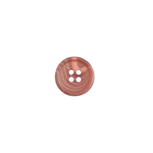 18mm Pink Plastic Buttons x 6 pcs