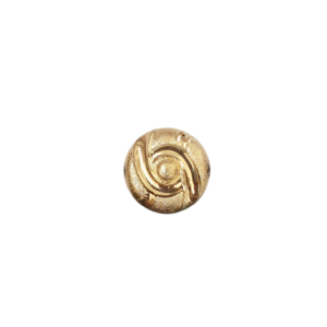 18mm Gold Metal Buttons x 6 pcs