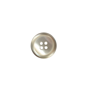 19mm Gray Plastic Buttons x 6 pcs