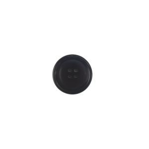 21mm Black Plastic Buttons x 6 pcs