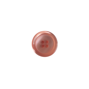 22mm Pink Plastic Buttons x 6 pcs