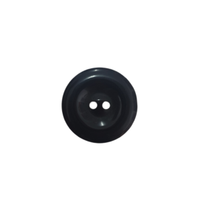 27mm Black Plastic Buttons x 6 pcs