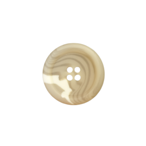 28mm Beige Plastic Buttons x 6 pcs