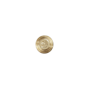 Button Gold Metallic 15mm Code 448 x6 pcs