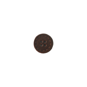 Button Brown 20mm Code 653 x6 pcs