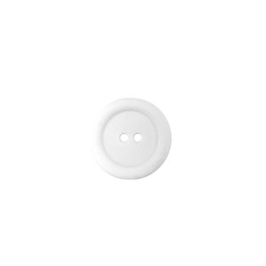 Button White 22mm Code 104 x6 pcs