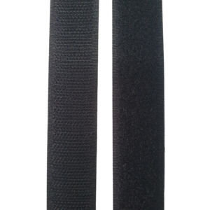 Hook and Loop 25mm Black